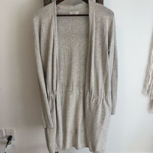Babaton/Aritzia long grey cardigan